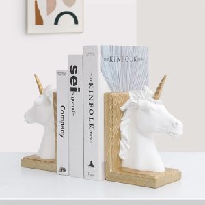 Boekensteun unicorn